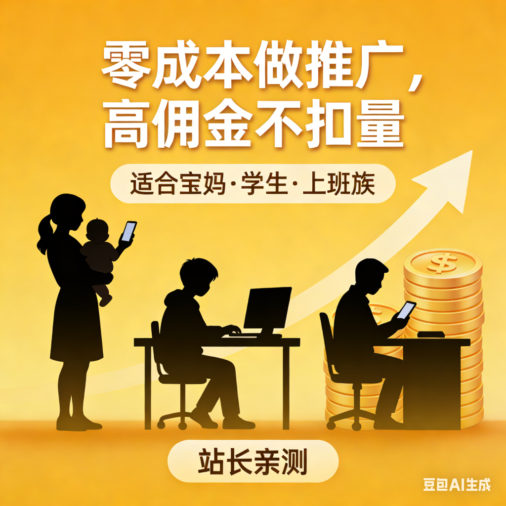 零成本做兼职，高佣金不扣量，适合学生、宝妈、上班族！